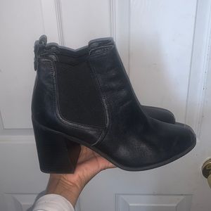 BP Quinn Flared Heel Chelsea Bootie